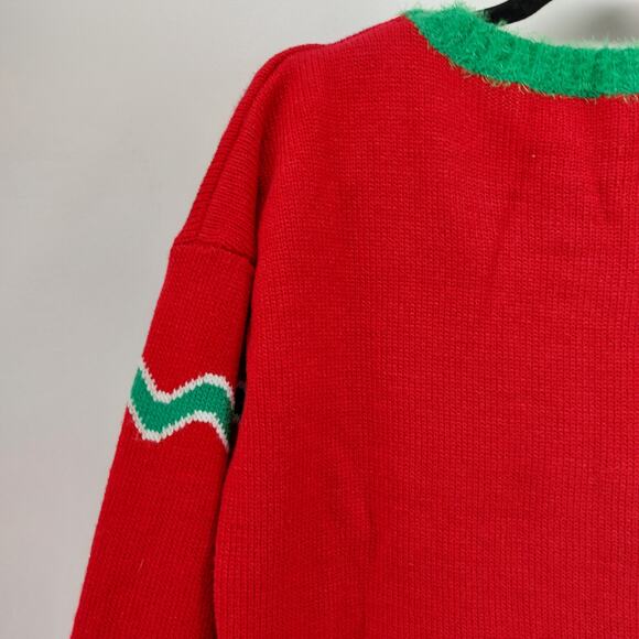 33 Degree Ugly Christmas Sweater Cool Reindeer Ornaments M - Picture 15 of 15